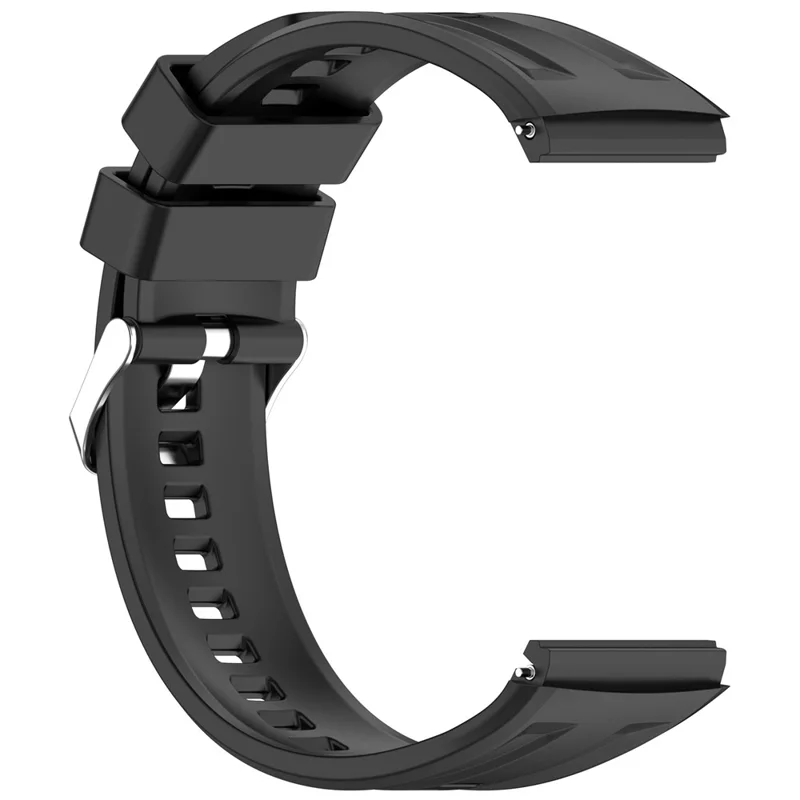 Für Huawei Watch GT 6 Pro 46mm Band Silikonarmband Ersatz Armband - Schwarz