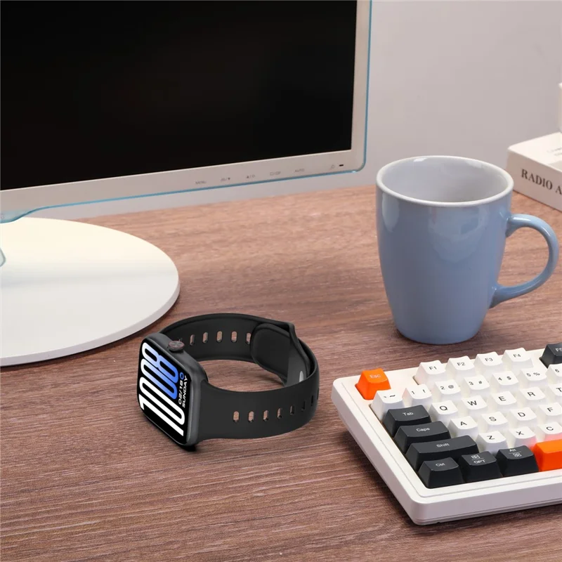 Bracelete de Silicone Leve para vivo Watch GT 2 / iQOO Watch GT 2 Banda de Relógio Substituível Ajustável - Preto