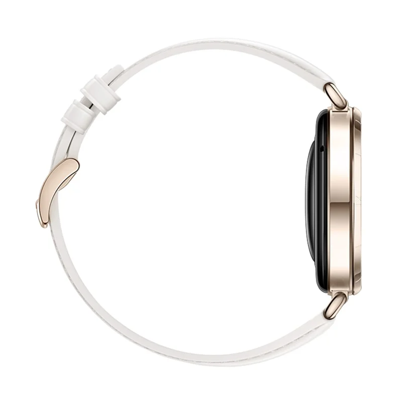 Cinturino in pelle genuina da 18 mm per Huawei Watch GT 6 / 5 / 4 41mm / Garmin Venu 3S Cinturino regolabile - Bianco