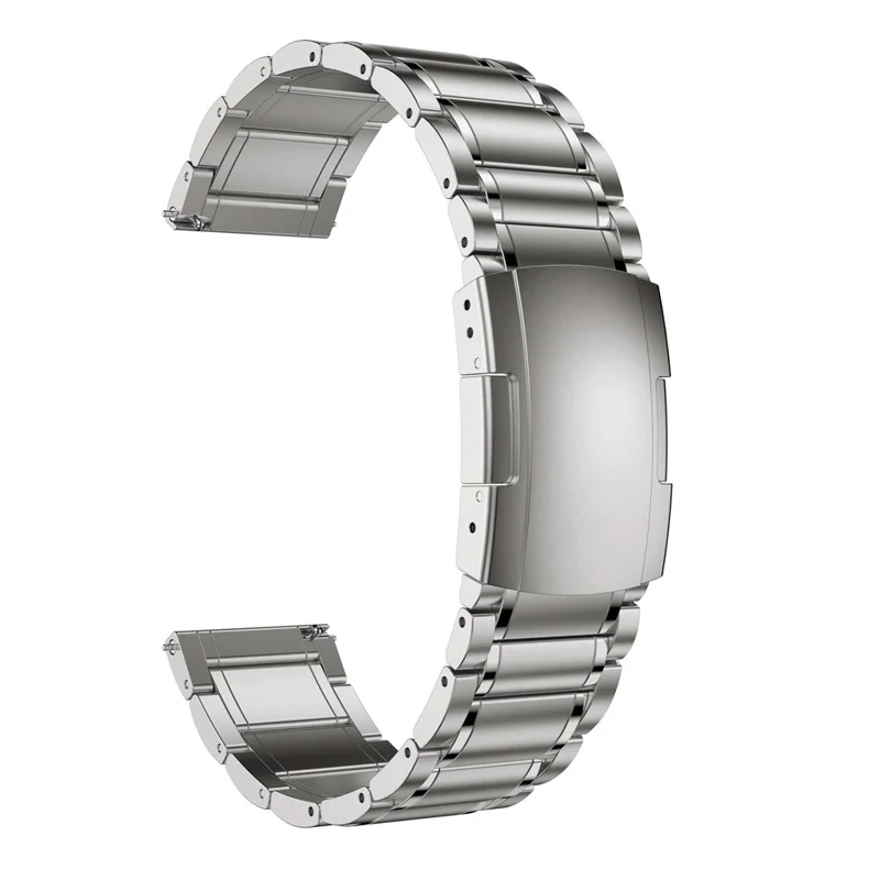 Cinturino di ricambio in lega di titanio da 22 mm con 5 perline per Huawei Watch GT 6 / 6 Pro / 5 / 5 Pro / 4 / 3 / 2 46 mm - Argento