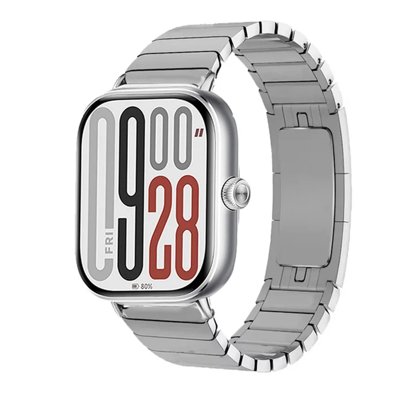 For vivo Watch GT 2 / iQOO Watch GT 2 Replacement Strap 1-Bead Titanium Alloy Watch Band - Silver