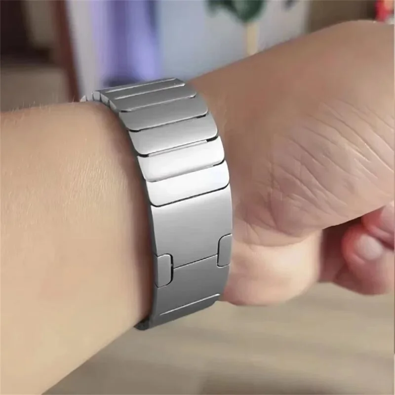 For vivo Watch GT 2 / iQOO Watch GT 2 Replacement Strap 1-Bead Titanium Alloy Watch Band - Silver