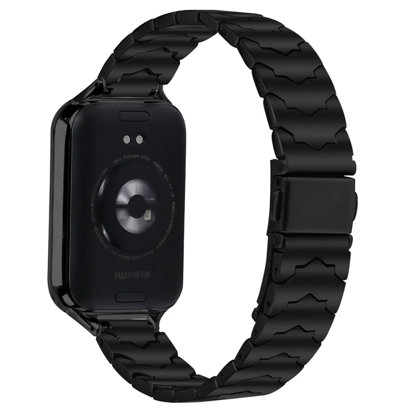 Fledermaus-Design Schwarzes Uhrenarmband für Xiaomi Redmi Watch 5 / 4 Edelstahl verstellbares Band mit Faltschließe