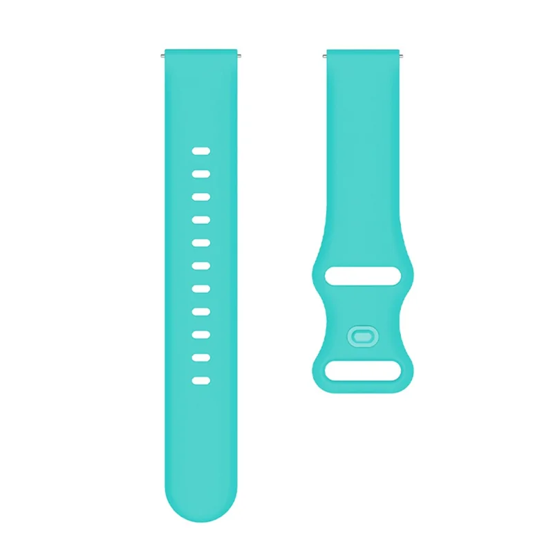 Replacement Silicone Wrist Strap Adjustable Smart Watch Band 22mm for Samsung Huawei Amazfit - Green