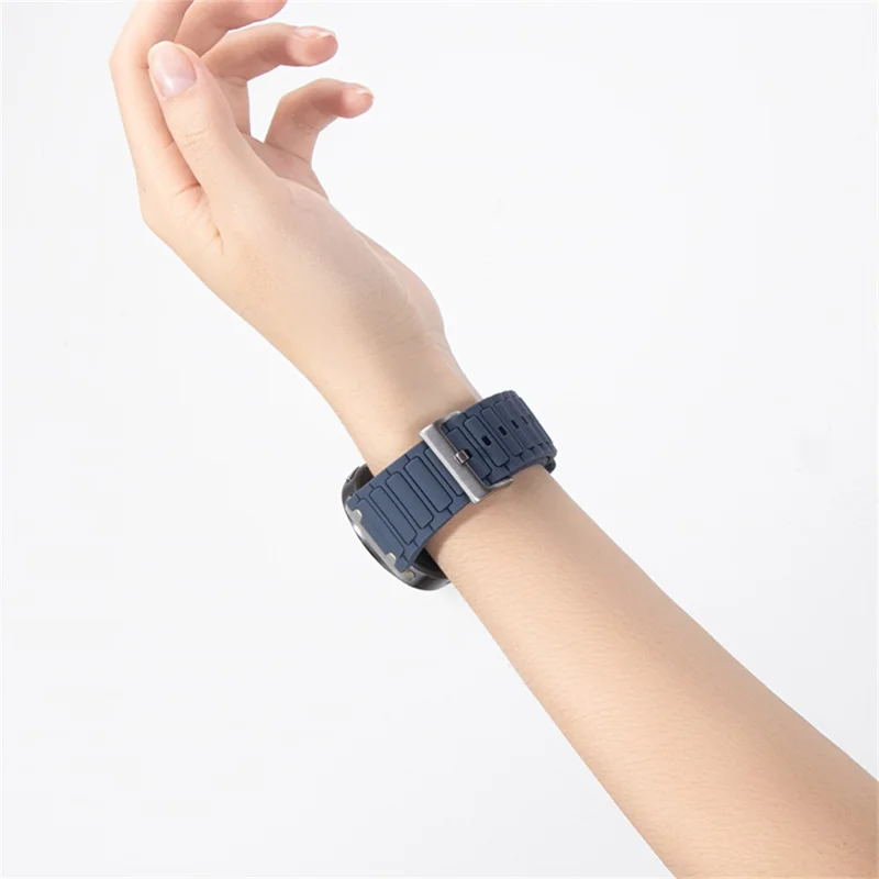 Thickened Silicone Strap for Samsung Galaxy Watch8 44mm / 40mm / 8 Classic 46mm Watch Band - Orange