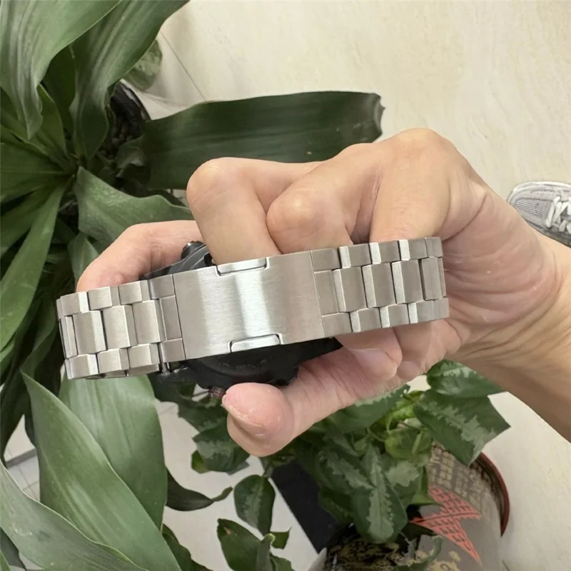 Cinturino in lega di titanio a tre maglie da 26 mm per Garmin Fenix 8 51 mm / Enduro 3 / Enduro 2 - Argento