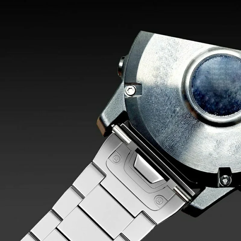 Cinturino in lega di titanio a tre maglie da 26 mm per Garmin Fenix 8 51 mm / Enduro 3 / Enduro 2 - Argento