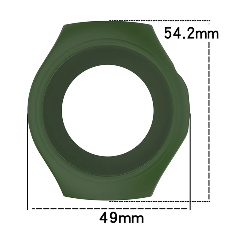 Siliconen band met horlogehouder voor Huawei Watch 5 46 mm, verticaal gestreept ontwerp, snelkoppeling - Wit