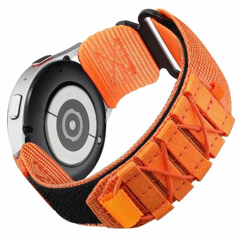 Cinturino in Nylon per Huami Amazfit GTR 3 Pro, Cinturino con Chiusura a Strappo, Stile Militare - Arancione