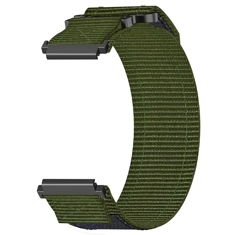 Nylon Watch Band for Huami Amazfit T-Rex 3 Pro 44mm Loop Fastener Strap - Army Green