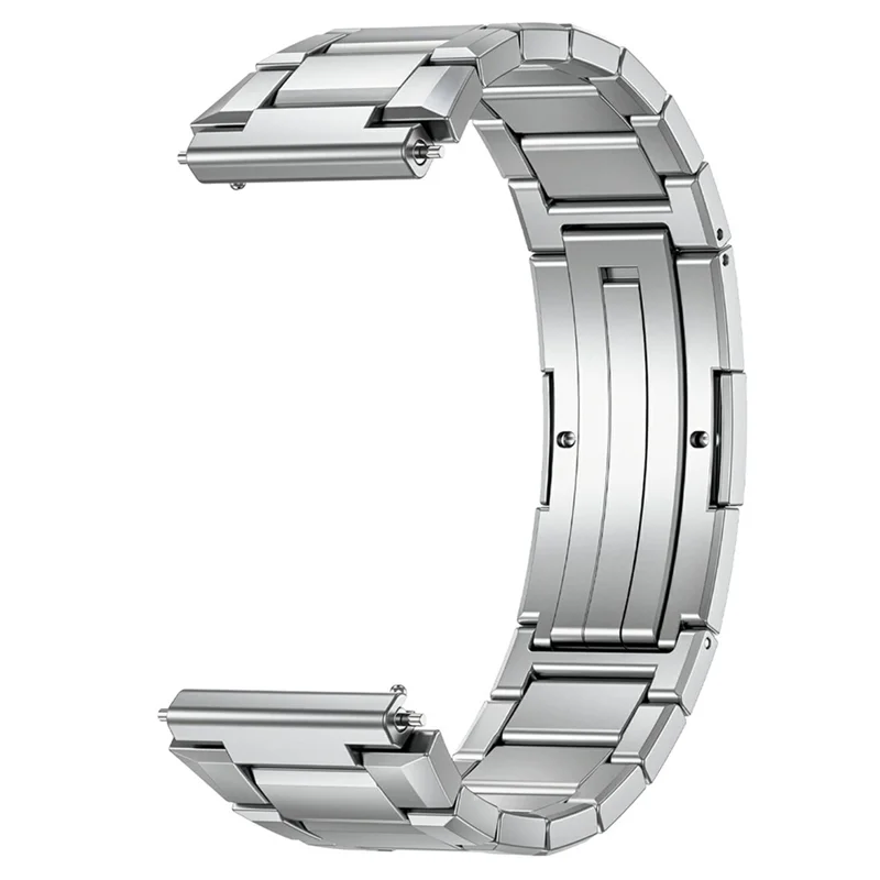 For Huawei Watch Ultimate 2 Titanium Alloy Watch Band Folding Clasp Replacement Strap - Silver