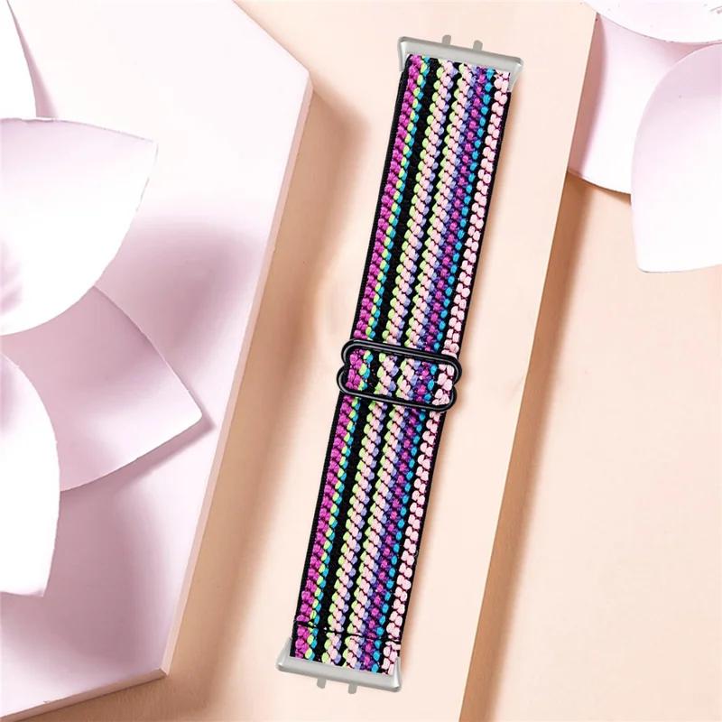 Pattern Design Elastic Nylon Strap for Honor Watch X5 Adjustable Replacement Watch Band - 9#