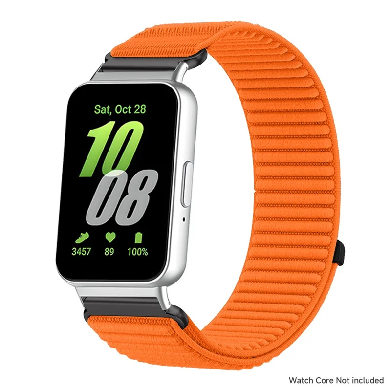 Cinturino per Honor Watch X5 Cinturino in Nylon con Chiusura a Strappo Texture Montagna Rugged - Arancione