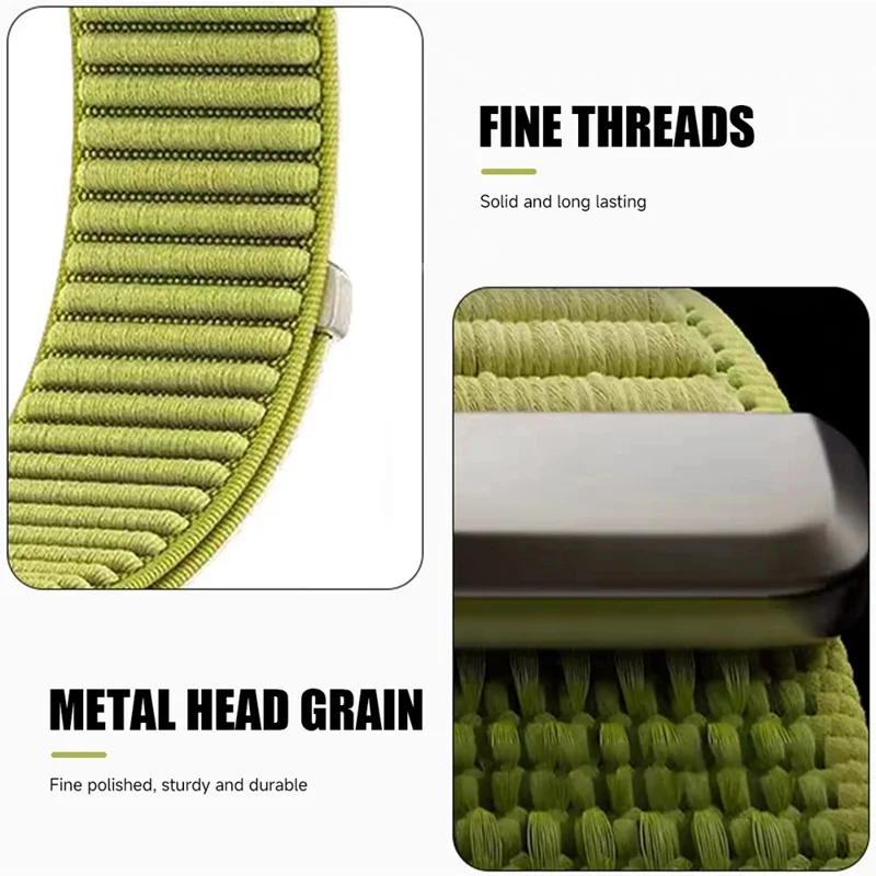 Cinturino per Honor Watch X5 Cinturino in Nylon con Chiusura a Strappo Texture Montagna Rugged - Arancione