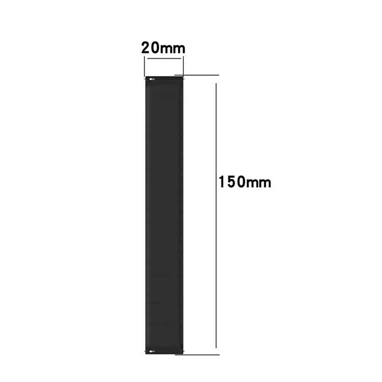 Remplacement Universal Smart Watch Band Silicone Bracelet 20 mm (longueur de Bande 150 Mm) Pour Samsung Galaxy Watch4 Classique 46 mm 42 mm / Watch4 44 mm 40 mm - Brun