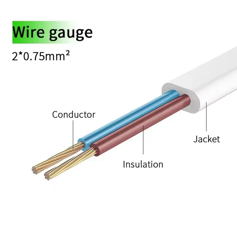 EU Plug Power Cord 1.5M 8-Shaped 2-Pin Round Plug AC Cable Adapter for Computer / Monitor / Laptop