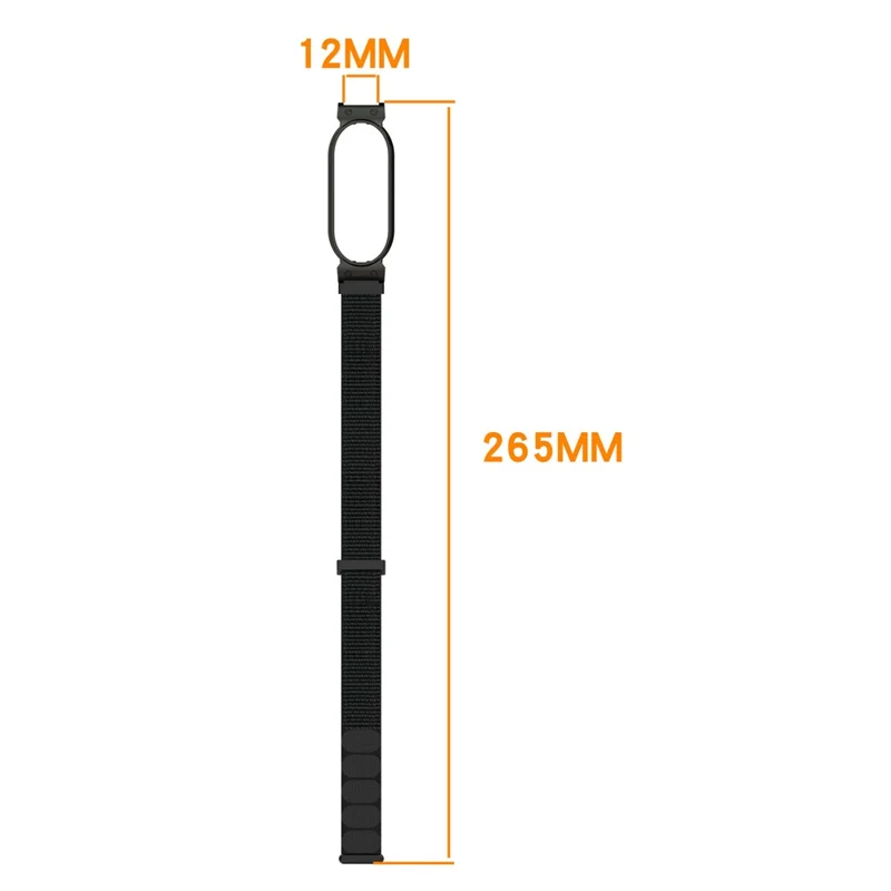 Cinturino in Nylon con Struttura in Metallo per PLAUD NotePin Registratore Vocale Indossabile AI Cinturino con Chiusura a Strappo - Grigio / Argento