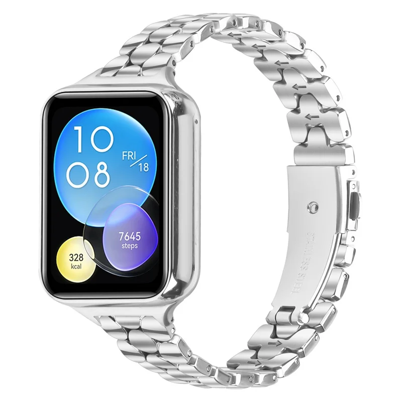 For Xiaomi Redmi Watch 5 / 4 Watch Band Pearl-Shape Stainless Steel Silver Wrist Strap