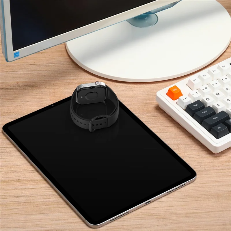 Correia de Relógio de Silicone para Xiaomi Redmi Watch 6, Correia de Substituição com Fivela de Pino, Pulseira - Preto