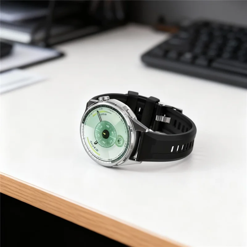 22mm Schnellverschluss-Silikonarmband für Huawei Watch Ultimate 2 / Ultimate / GT 6 / 6 Pro 46mm Ersatzarmband - Schwarz