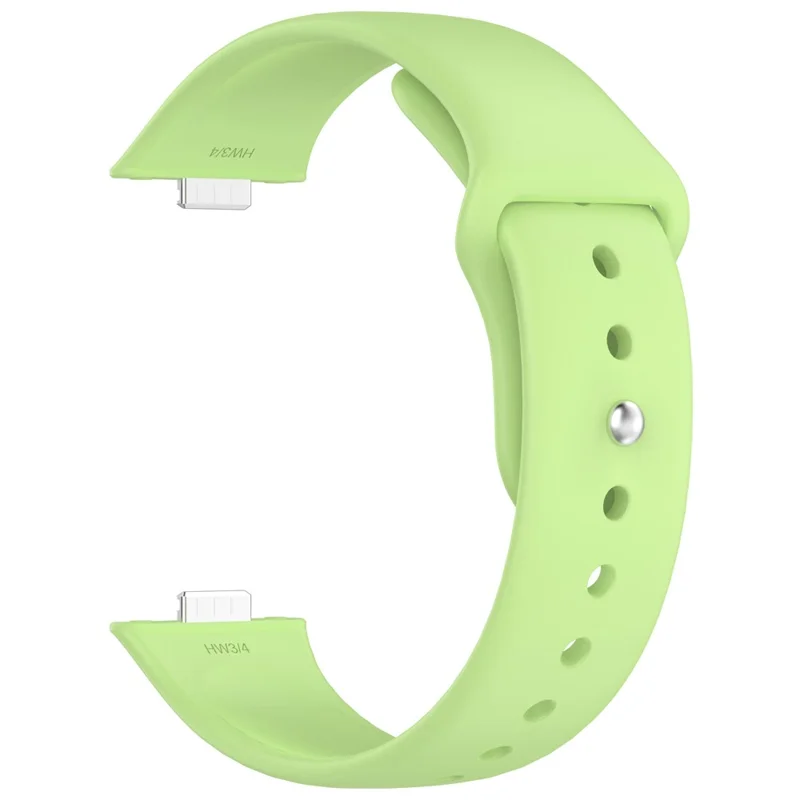 Smart Watch Band for Huawei Watch Fit 4 Pro / Fit 4 / Fit 3 Reverse Buckle Silicone Strap - Matcha Green