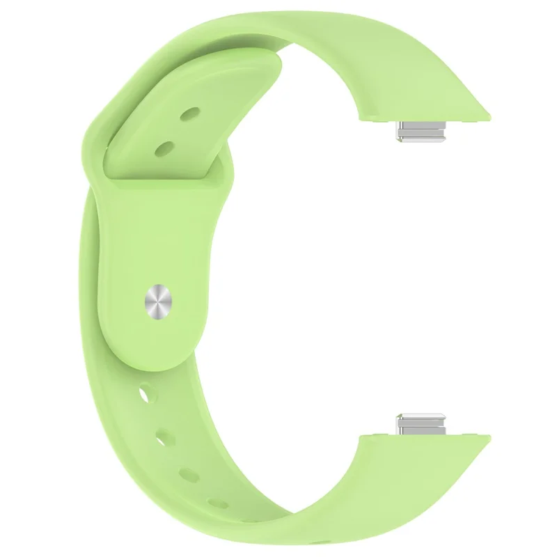 Smart Watch Band for Huawei Watch Fit 4 Pro / Fit 4 / Fit 3 Reverse Buckle Silicone Strap - Matcha Green