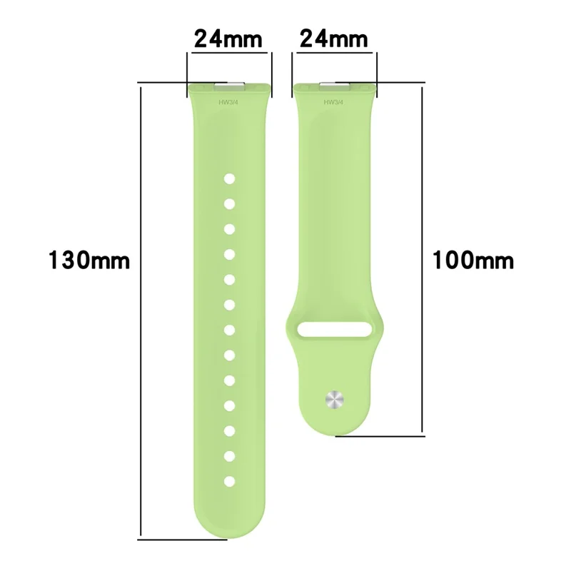 Smart Watch Band for Huawei Watch Fit 4 Pro / Fit 4 / Fit 3 Reverse Buckle Silicone Strap - Matcha Green