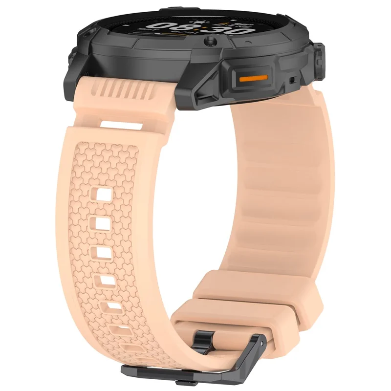 24mm Armor Watch Band for Coros Nomad / Garmin Venu X1 / TicWatch Atlas Adjustable Silicone Strap - Pink