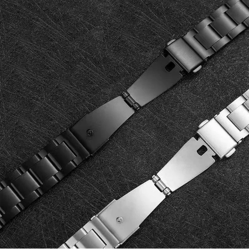 3-Bead Stainless Steel Band for Google Pixel Watch 3 41mm / Watch 2 / Watch Removable Links Adjustable Watch Strap - Silver