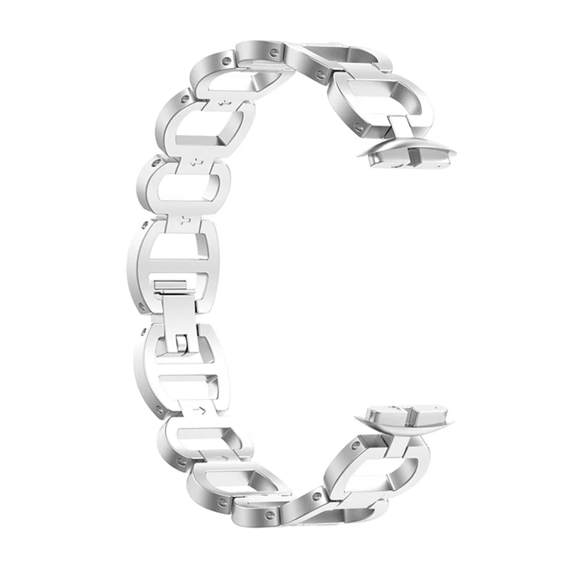 Stainless Steel Watch Band Replacement Bracelet Strap for Fitbit Luxe / Special Edition - Silver