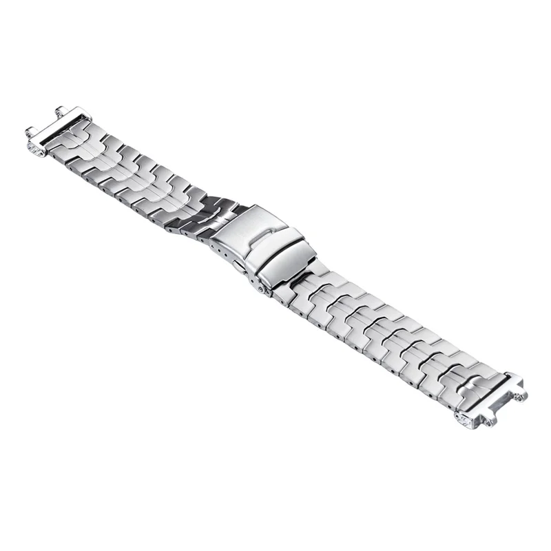 For Huami Amazfit T-Rex 3 Titanium Alloy Watch Strap Adjustable Wristband with Stainless Steel Buckle - Silver