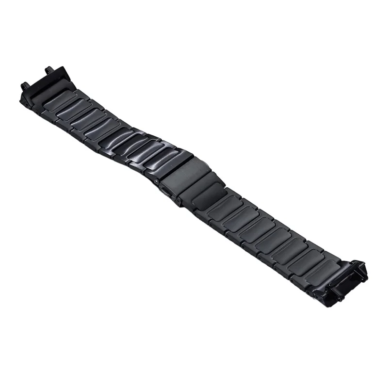 Ersatzarmband für Huami Amazfit T-Rex 3, H-Link Armband aus Edelstahl – Schwarz
