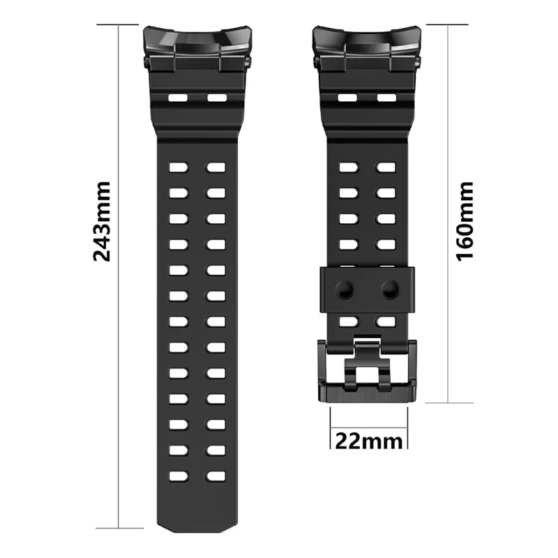 Pulseira Respirável com Duplo Furo para Samsung Galaxy Watch8 Classic 46 mm / Watch8 40 mm / 44 mm, Pulseira em Silicone - Branco