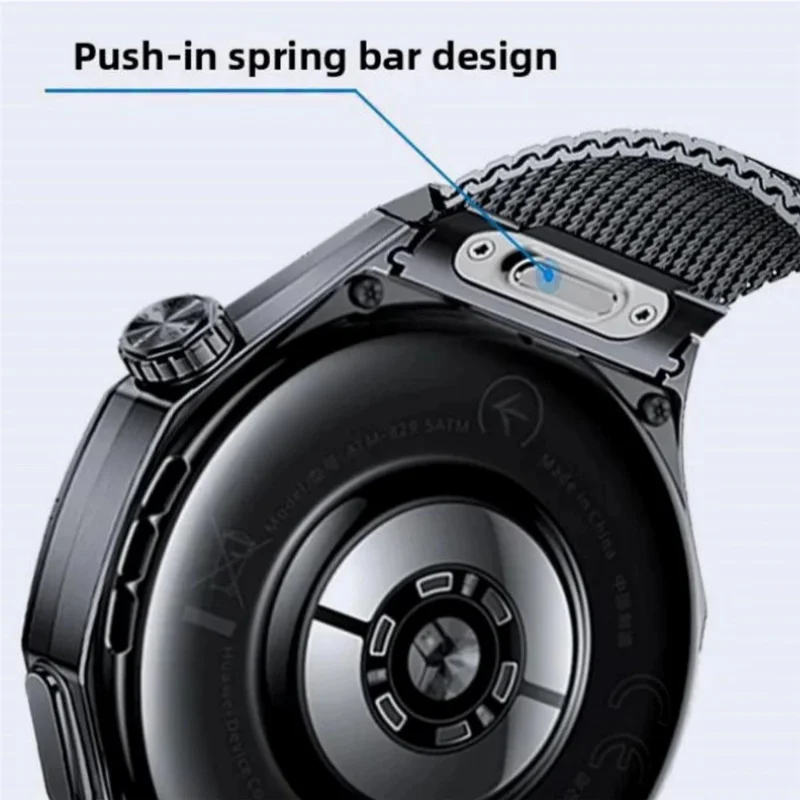 22mm Titanium Alloy Watch Band for Huawei Watch GT 6  /  6 Pro  /  5  /  5 Pro  /  4  /  3  /  2 46mm Quick Release Button Replacement Strap - Grey