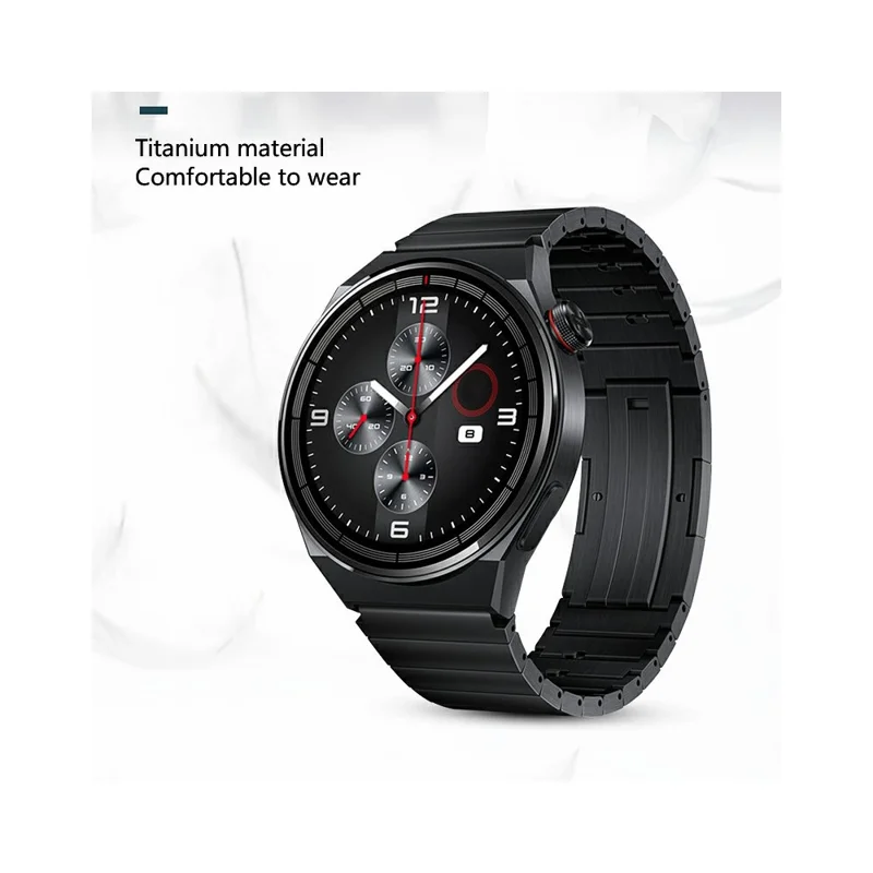 22mm Titanium Alloy Watch Band for Huawei Watch GT 6  /  6 Pro  /  5  /  5 Pro  /  4  /  3  /  2 46mm Quick Release Button Replacement Strap - Grey