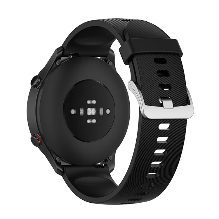 Smart Watch Strap Substacting Silicone Wrist Para Xiaomi Mi Watch Color Sports - Preto