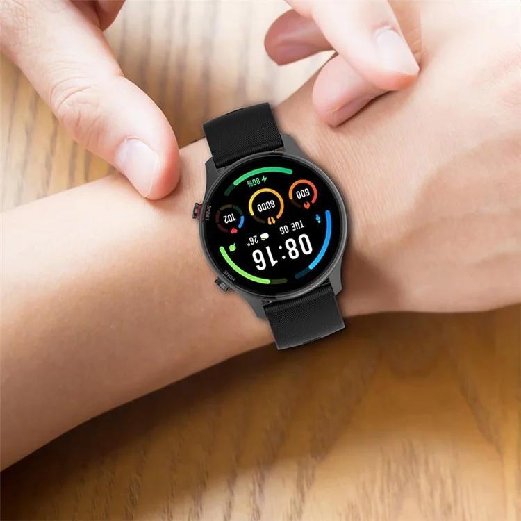 Smart Watch Brap Замена Силиконового Запястья Для Xiaomi Mi Watch Color Sports - Черный