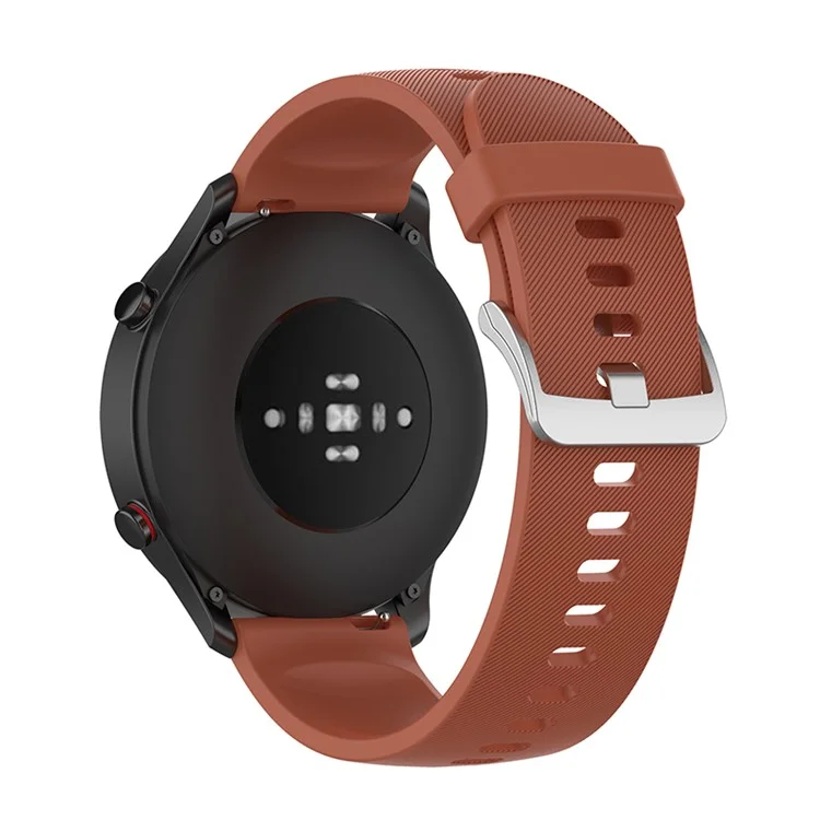 Smart Watch Strap Replacement Silicone Wrist Band for Xiaomi Mi Watch Color Sports - Brown