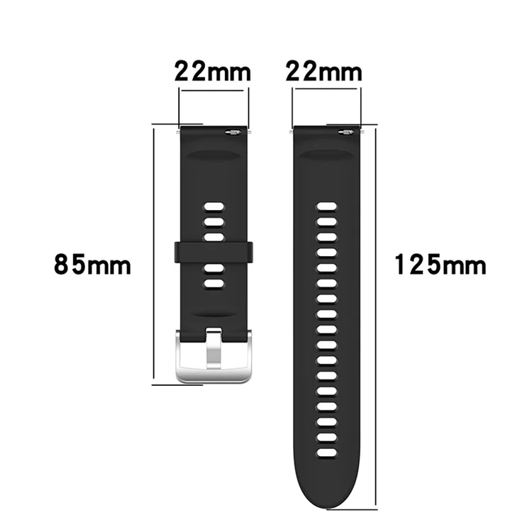 Smart Watch Strap Replacement Silicone Wrist Band for Xiaomi Mi Watch Color Sports - Brown