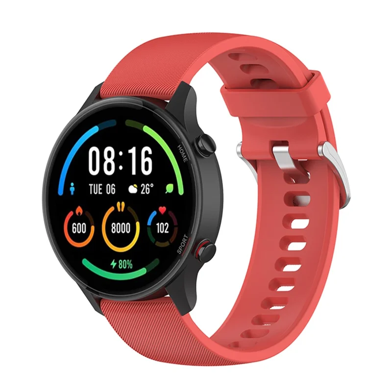 Smart Watch Strap Replacement Silicone Wrist Band for Xiaomi Mi Watch Color Sports - Red