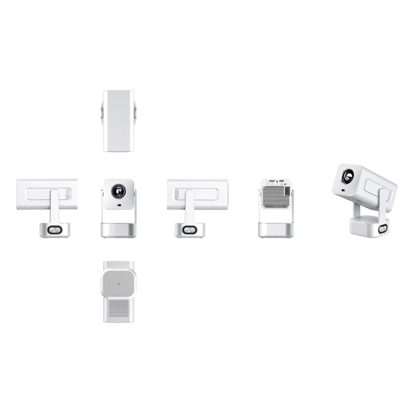 IMC360 LCD Projector 320 ANSI Lumen 1080P WiFi 6 Android 11 1GB+8GB Autofocus Projector for Home Theater, Single Speaker - White  /  EU Plug