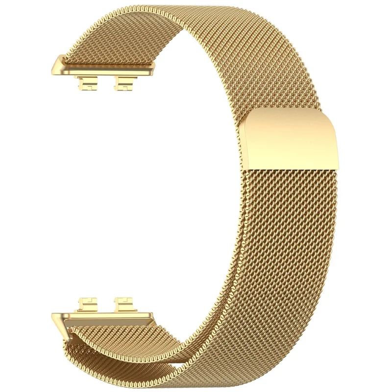 Magnetic Milanese Strap for Huawei Band 11 / 11 Pro / 11 NFC Metal Loop Watch Band - Gold