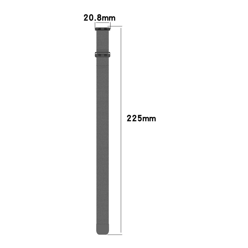 Magnetic Milanese Strap for Huawei Band 11 / 11 Pro / 11 NFC Metal Loop Watch Band - Gold