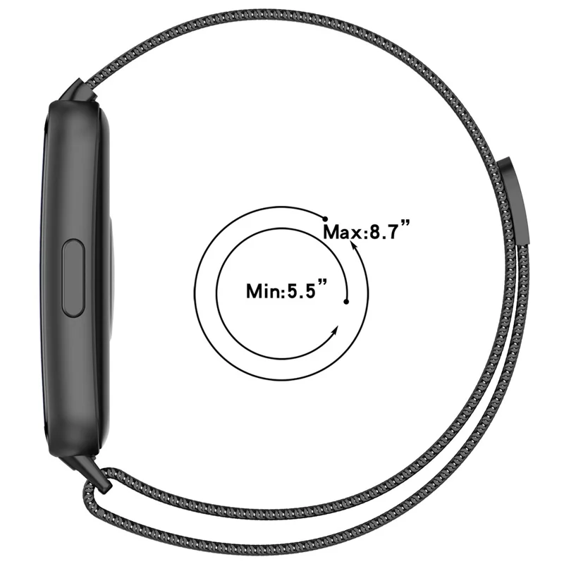Magnetic Milanese Strap for Huawei Band 11 / 11 Pro / 11 NFC Metal Loop Watch Band - Gold