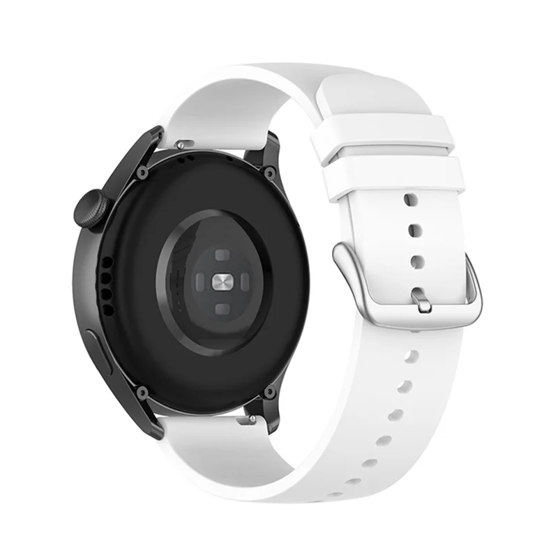Soft Silicone Smart Watch Band Strap 22mm for Huawei Watch 3/Watch GT 2 Pro/Watch GT 2e - White