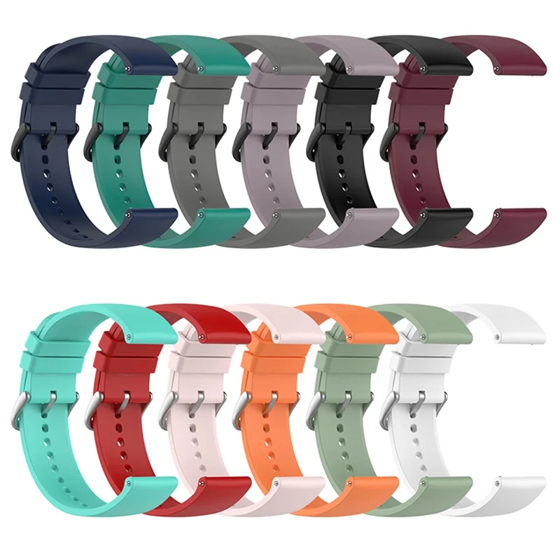 Soft Silicone Smart Watch Band Strap 22mm for Huawei Watch 3/Watch GT 2 Pro/Watch GT 2e - White