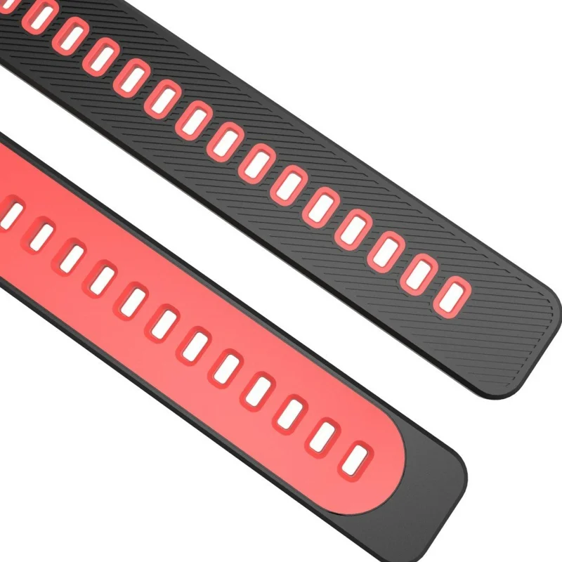 Bracelet TPU de style sport pour Honor Watch 4 avec boîtier de protection - Noir / Rouge