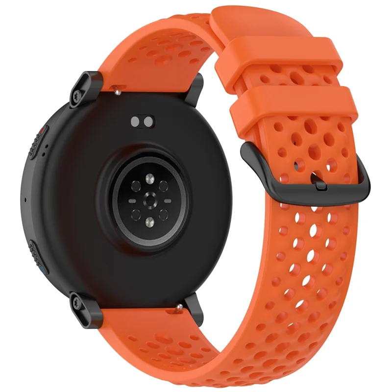 For Huami Amazfit Active Max Silicone Watch Strap Holes Design Breathable Sport Band - Orange