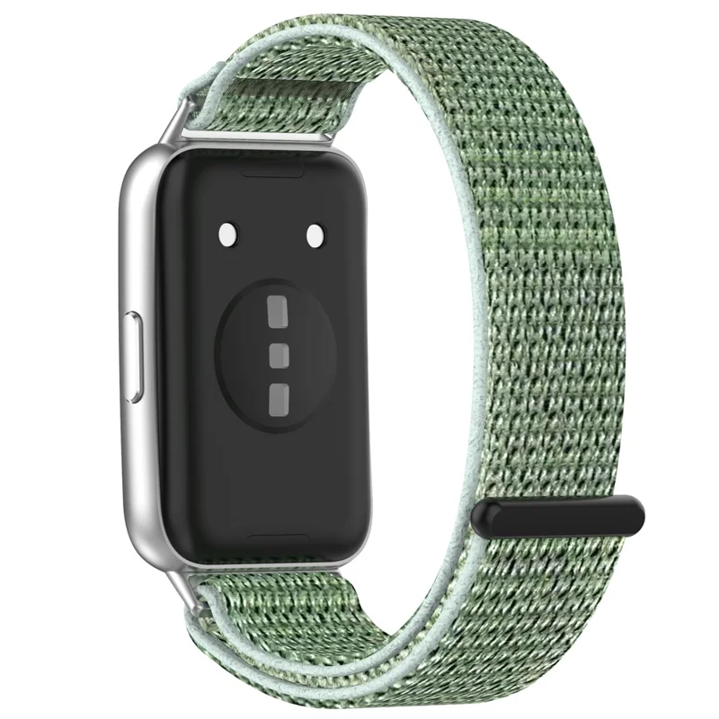 Nylon Loop Strap for Huawei Band 11 / 11 Pro / 11 NFC / 11 Pro NFC Magic Tape Sport Watch Band - Lake Green