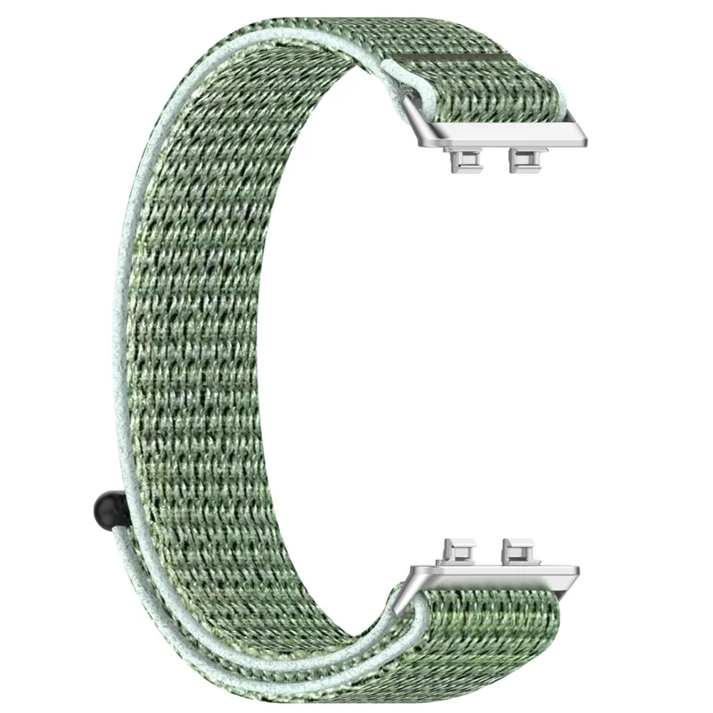 Nylon Loop Strap for Huawei Band 11 / 11 Pro / 11 NFC / 11 Pro NFC Magic Tape Sport Watch Band - Lake Green